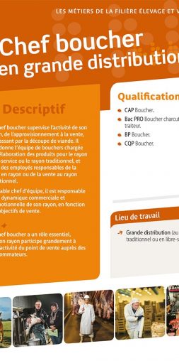Chef boucher en grand distribution