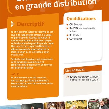 Chef boucher en grand distribution