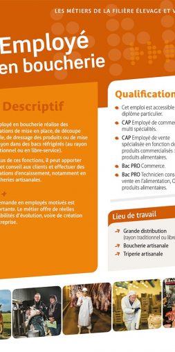 Employé en boucherie