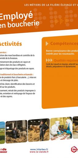 Employé en boucherie