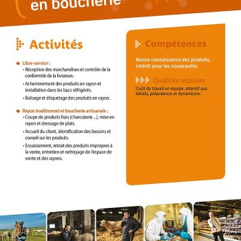 Employé en boucherie