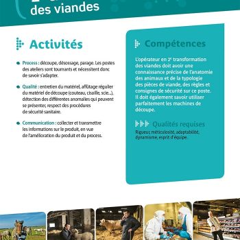 Opérateur en 2ème transformation des viandes