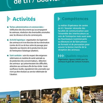 Opérateur de centre de tri / Bouvier